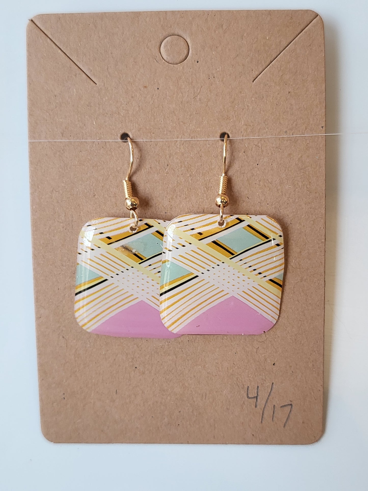 Art Deco Square Earings